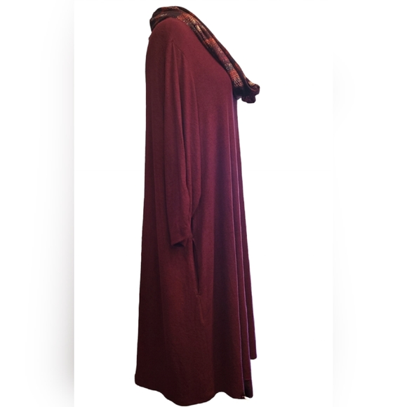 NWT AGB size 3X burgundy dress - Picture 9 of 11